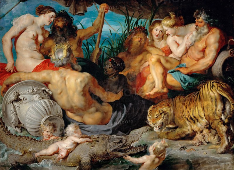 The Four Rivers of Paradise (The Four Continents).