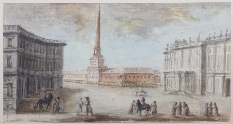 The Palace Square in Saint Petersburg.