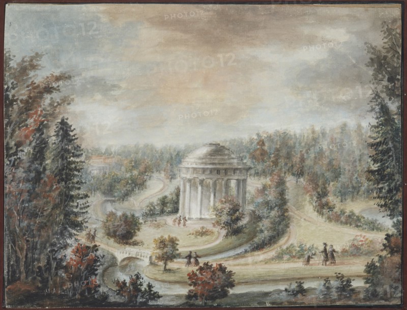View of the Friendship Temple in Pavlovsk.