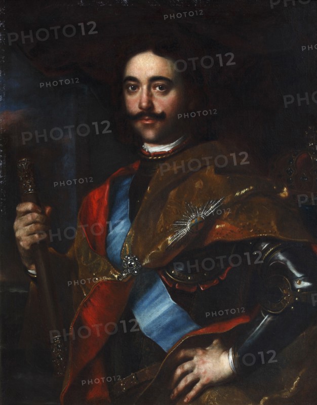 Portrait of Emperor Peter I the Great (1672-1725).