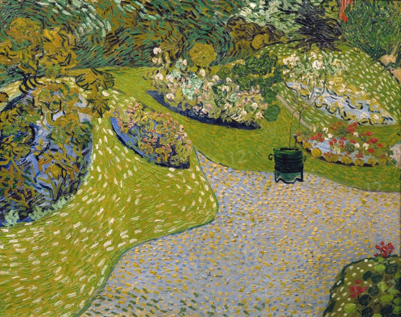 Garden in Auvers, 1890.
