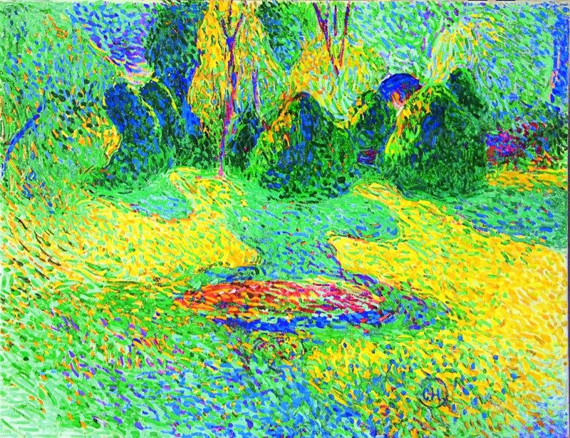 In the Garden of Pretzfeld Castle, 1905.