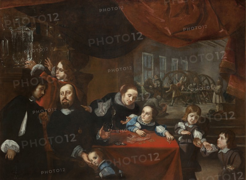 Dionysio Miseroni (1607-1661) and his Family, c. 1653.