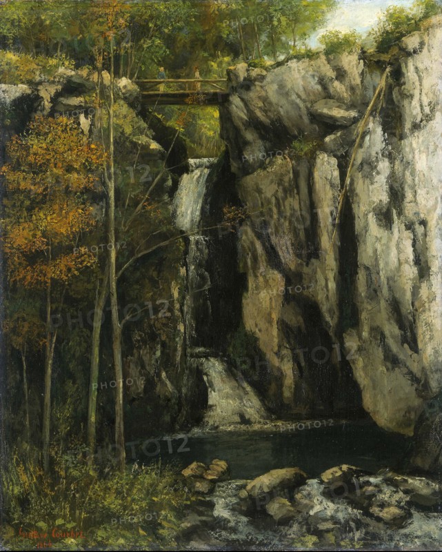 Le Gour de Conche, 1864.