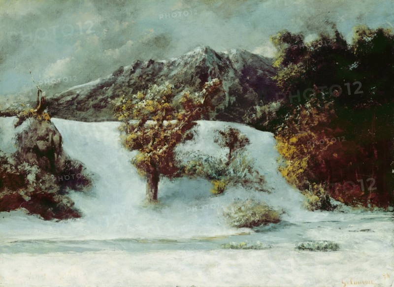 Winter Landscape with the Dents du Midi, 1876.