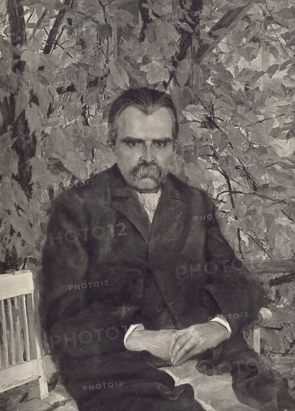 Portrait of Friedrich Nietzsche, 1895.