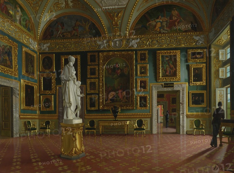 The Iliad Room in the Pitti Palace in Florence, c. 1870.