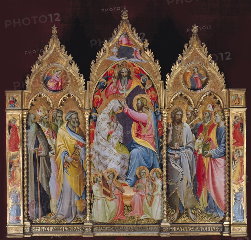 The Coronation of the Virgin, Early 15th cen..
