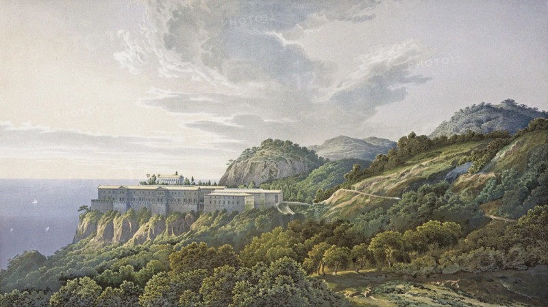 The Orianda Palace in the Crimea, 1846.