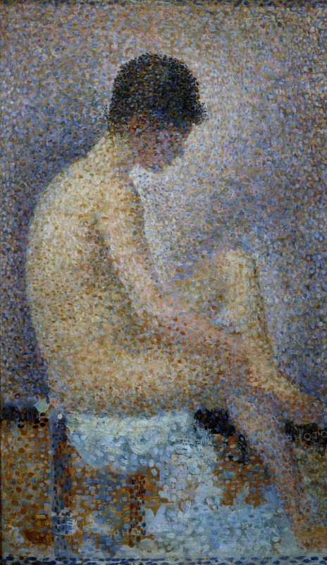 Model in profile, 1887.