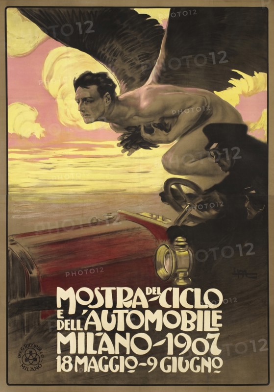 Mostra del Ciclo e dell'Automobile, Milano, 1907.