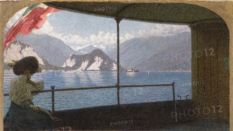 A Boat on Lake Maggiore, 1915.