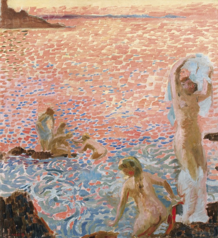 Bathers at Dusk (Baigneuses au Crépuscule), 1912.