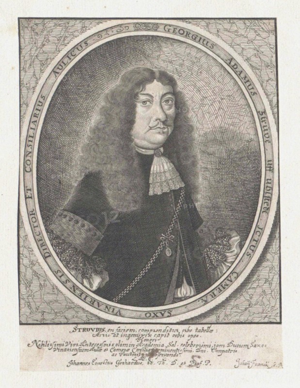 Portrait of Georg Adam Struve (1619-1692), .