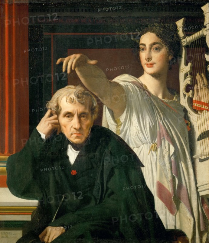 Luigi Cherubini and the Muse of Lyric Poetry, 1842.