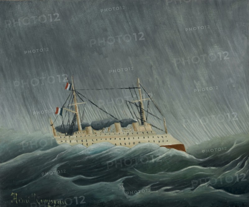 The Ship in the Tempest, ca 1899.