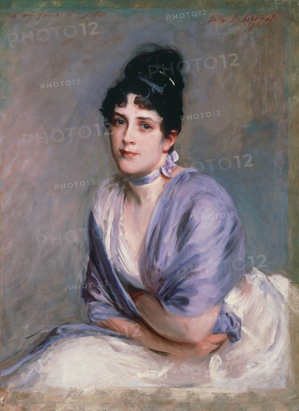 Portrait of Elizabeth Lily Millet, née Merrill (1853-1932), ca 1885.