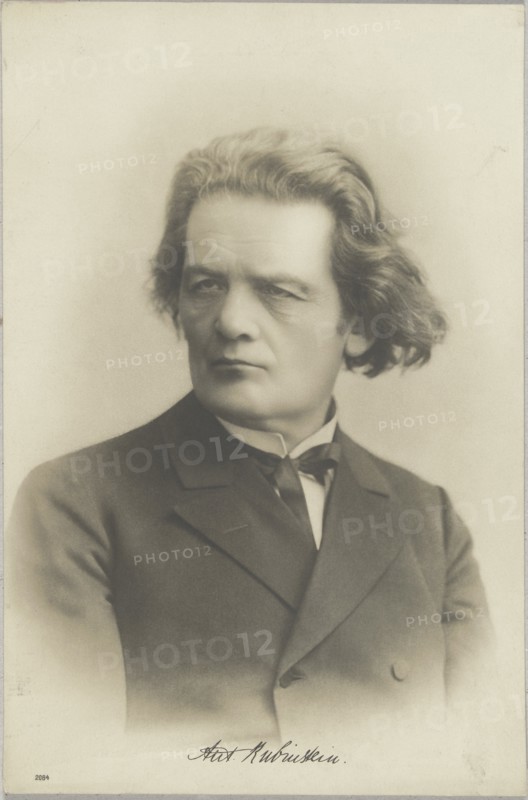 Portrait of the composer Anton Rubinstein (1829-1894), c. 1880.