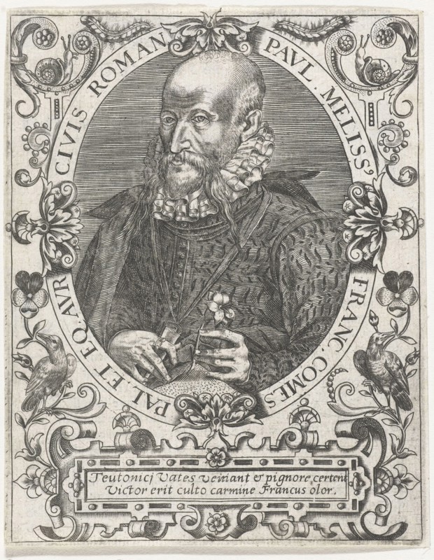 Portrait of Paul Melissus (1539-1602), c. 1598.
