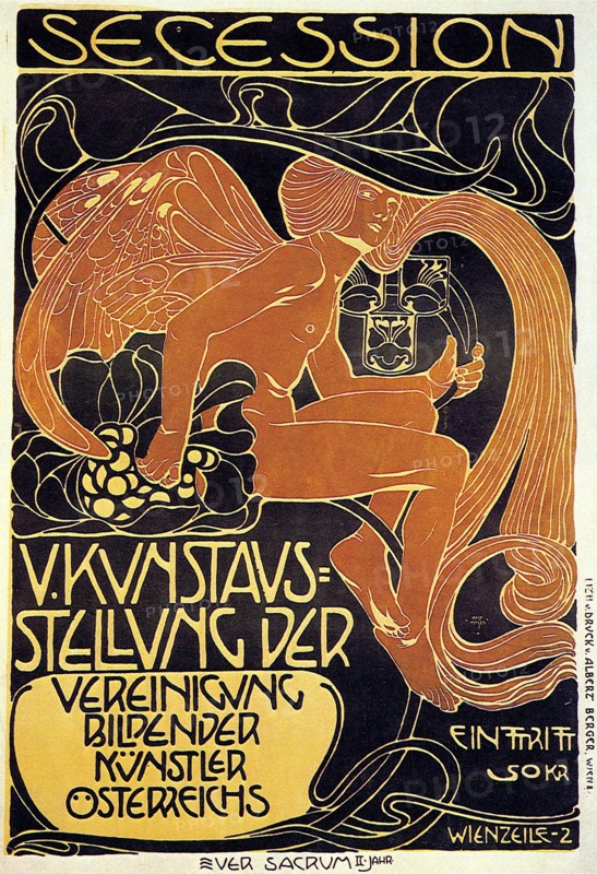 Vienna Secession, Fifth Exhibition poster, 1899.