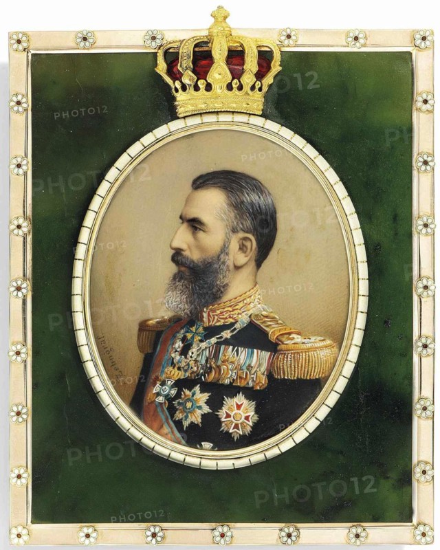 Portrait of King Carol I of Romania (1839-1914), .