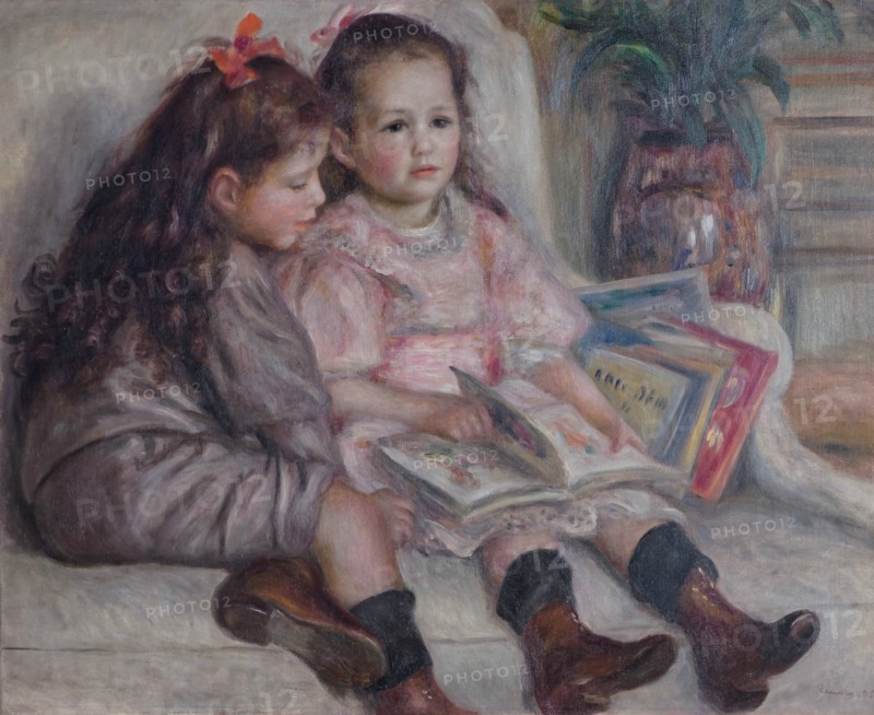 Jean and Geneviève, Martial Caillebotte's children, 1895.