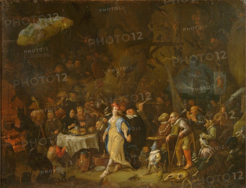 Luther in Hell, um 1700.