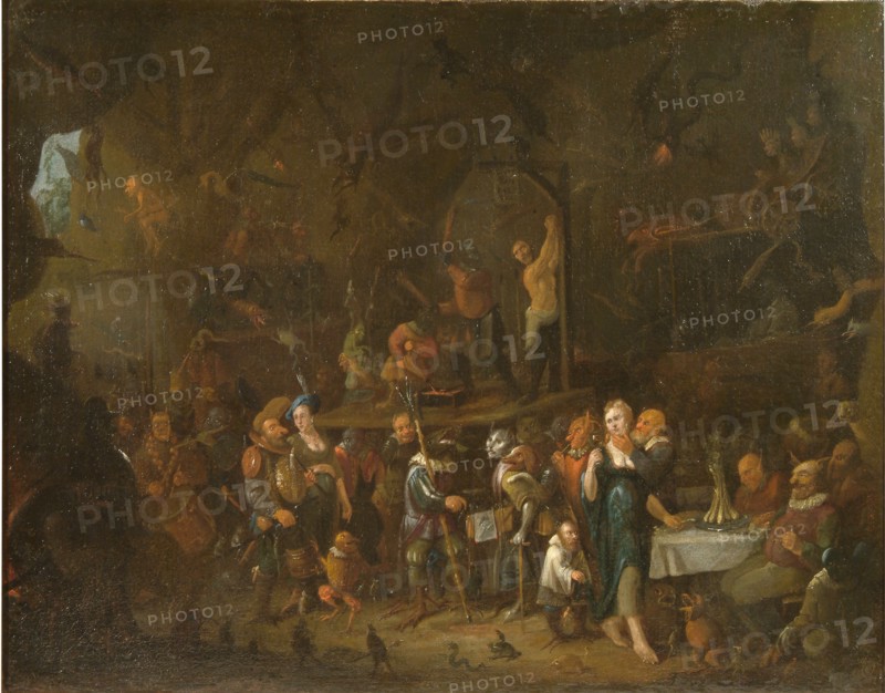 Calvin in Hell, um 1700.