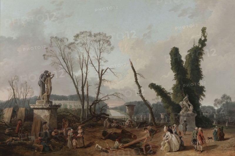 View of the Tapis Vert at Versailles, 1777.