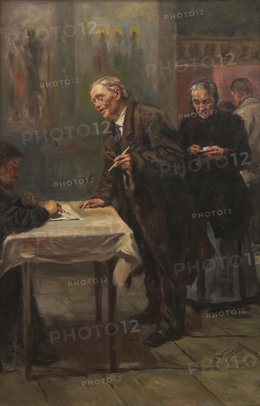 Registration before confession, 1915.