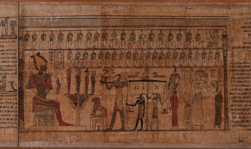 Ancient Egyptian Funerary Text, 2th century BC.