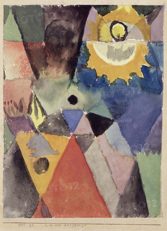 Still life with gas lamp, 1915.