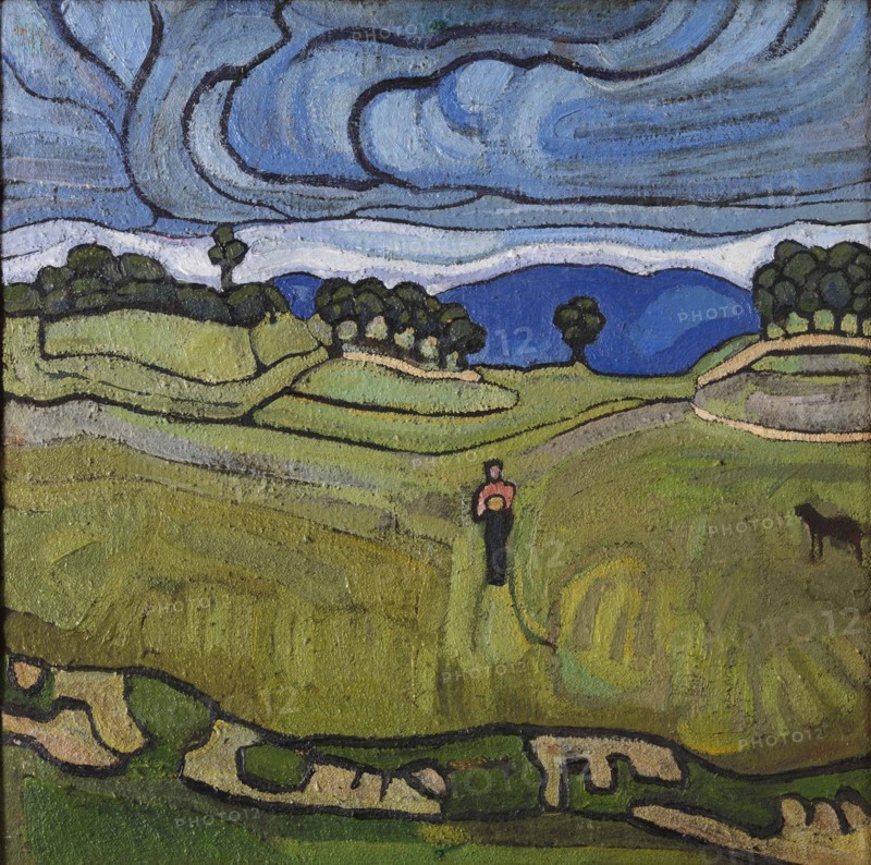 Paesaggio animato, 1915-1916.