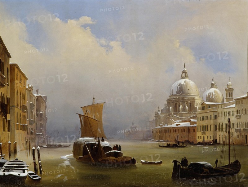 Snow in Venice, 1841.