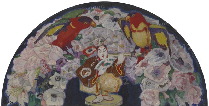 Supraporte with a Parrots, 1912.