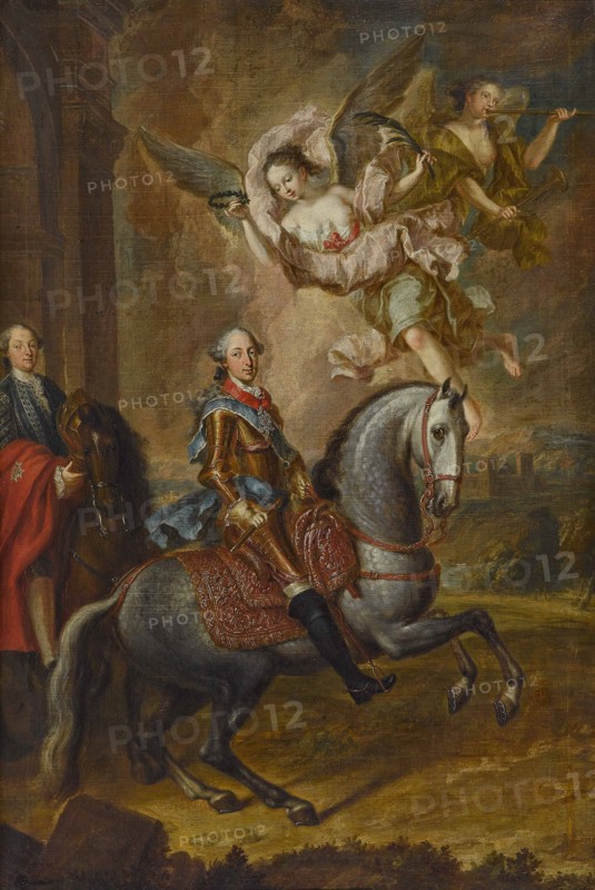 Maximilian III Joseph (1727-1777), Elector of Bavaria, on horseback.