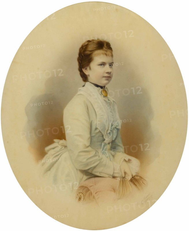 Archduchess Gisela of Austria (1856-1932), Princess of Bavaria, 1873.