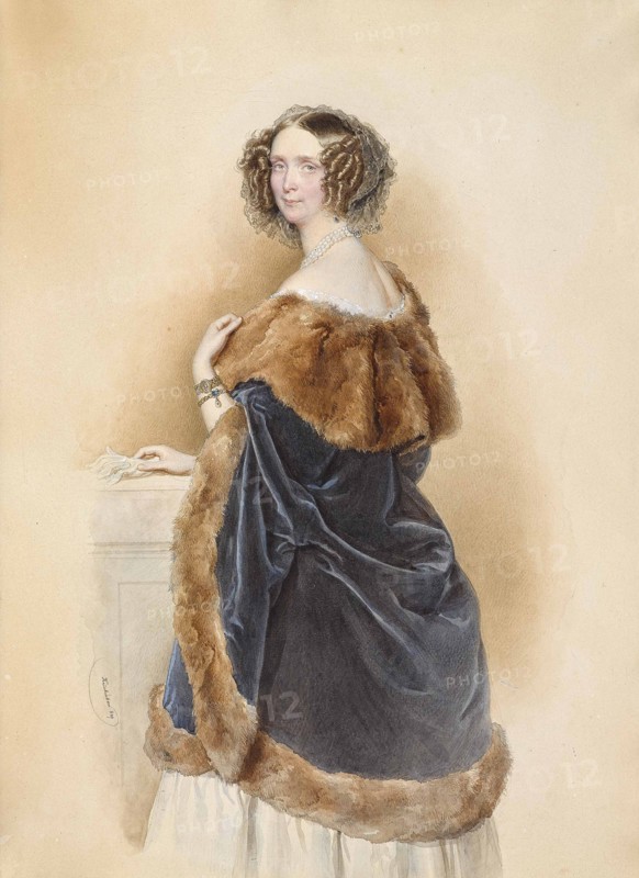 Archduchess Sophie of Austria, Princess of Bavaria (1805-1872), 1849.