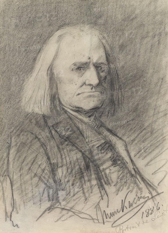 Portrait of Franz Liszt (1811-1886), 1886.