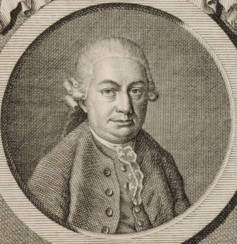 Portrait of Carl Philipp Emanuel Bach (1714-1788), 18th century.