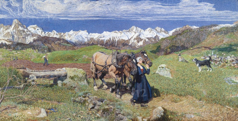 Springtime in the Alps (The Allegory of Spring), 1897.