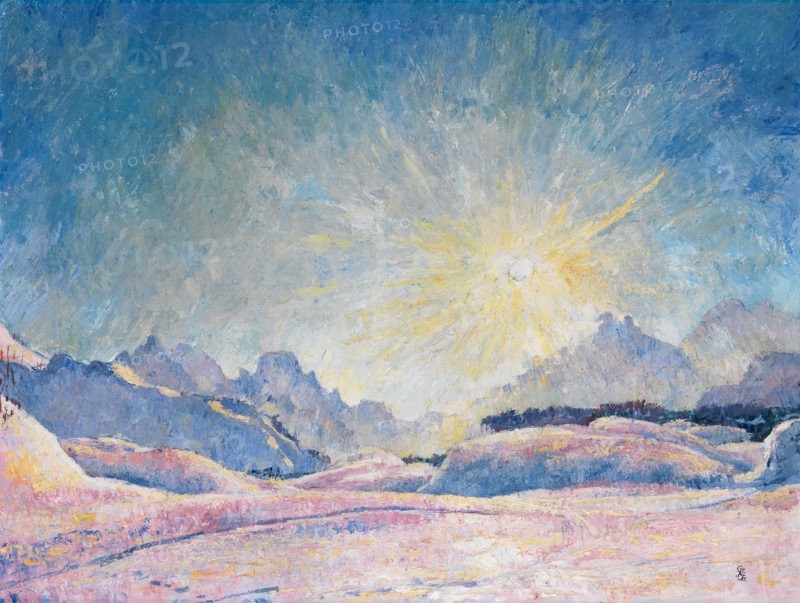 Winter Sun in Maloja, 1926.