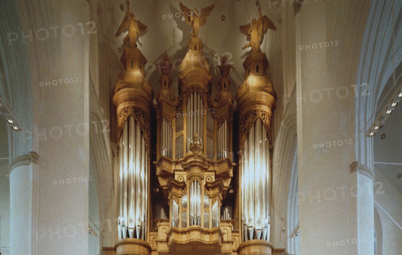 The Organ in the St. Catherine's Church in Hamburg.