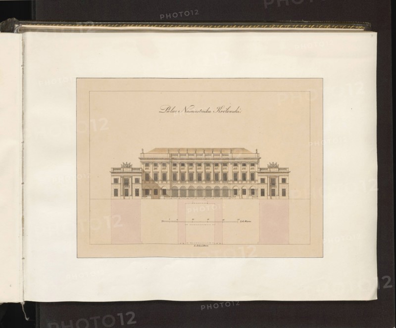 Radziwill Palace in Warsaw, (Presidential Palace), on Krakowskie Przedmiescie, (Frédéric Chopin's fi