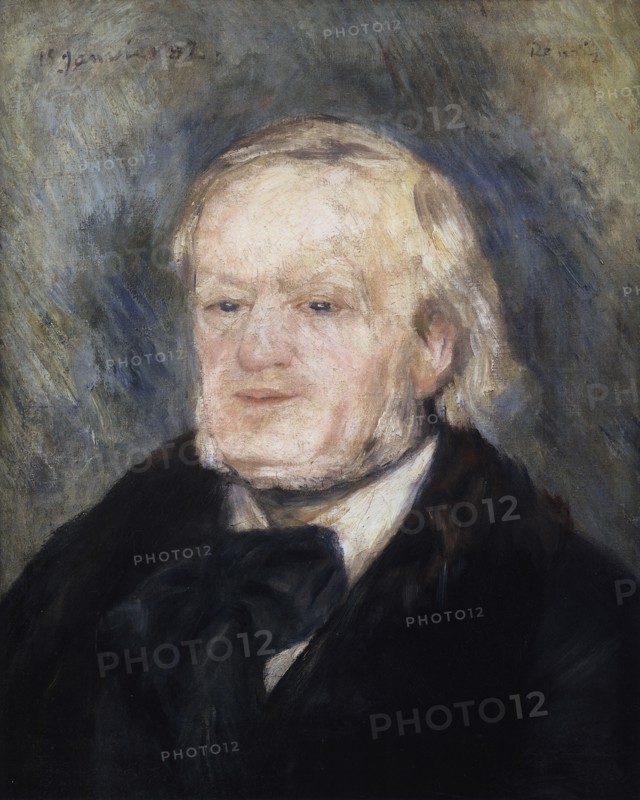 Portrait of the composer Richard Wagner (1813-1883), 1882.