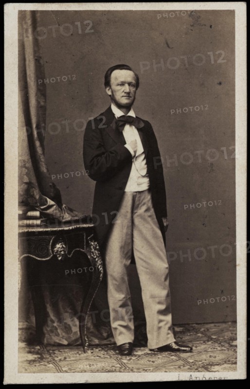Portrait of the composer Richard Wagner (1813-1883), 1862.