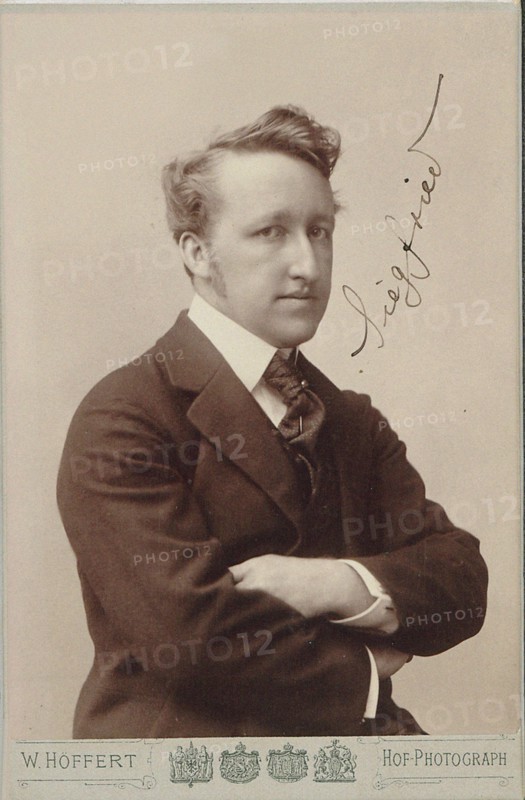 Portrait of Siegfried Wagner  (1869-1930).