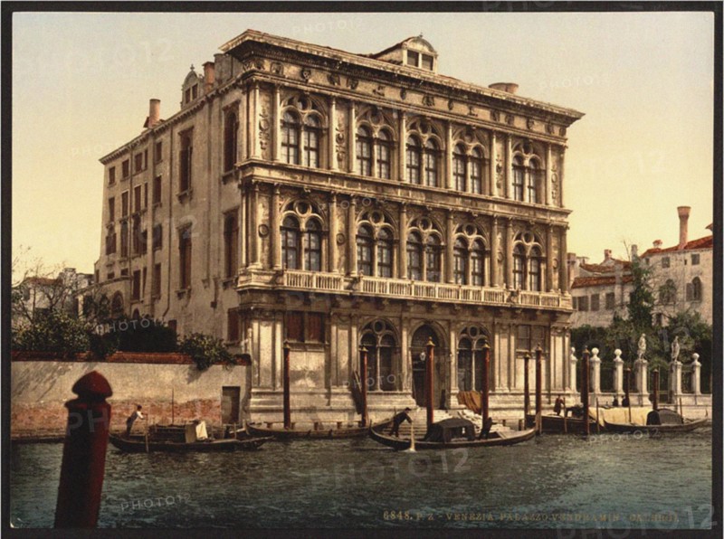 Palazzo Vendramin Calergi in Venice, 1880s.