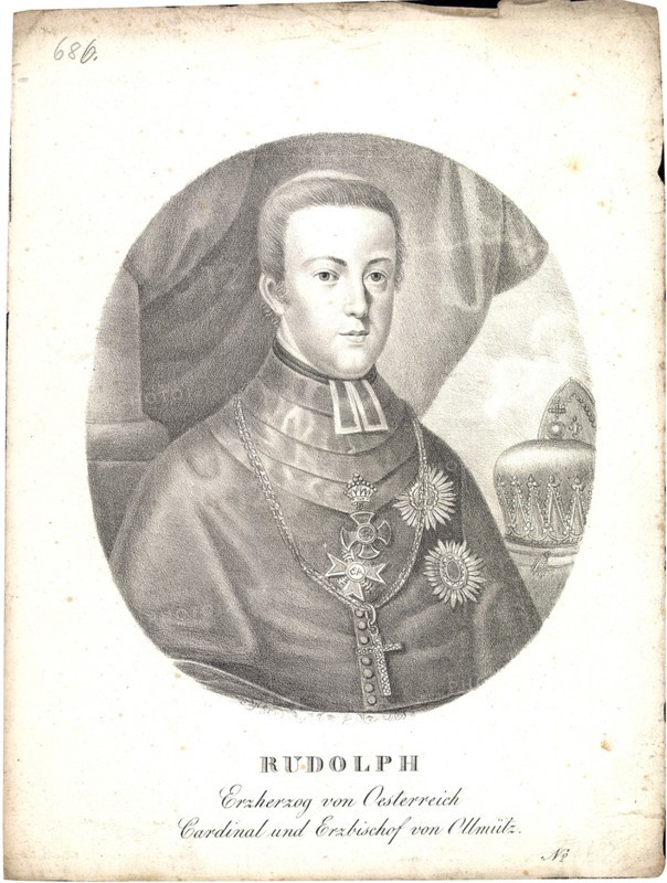 Archduke Rudolf of Austria (1788-1831), ca 1820.