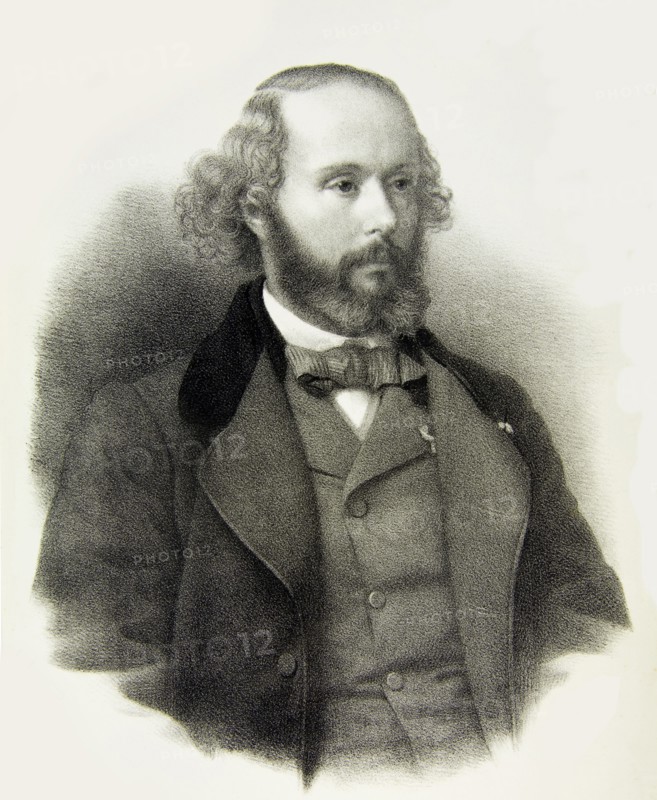 Portrait of Félicien David (1810-1876), ca 1860.